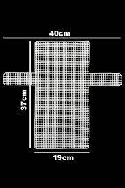 Çanta Kanvas Büyük Delikli 37x19 Cm Beyaz