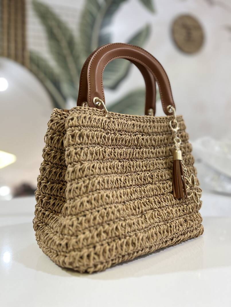 Deri Dior Çanta Sapı C Model Gold Kancalı - 1