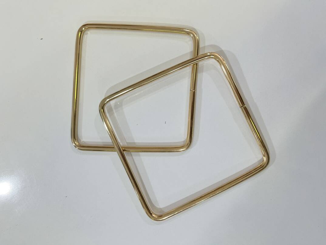 Metal kare model çanta sapı(asimetrik) - 1