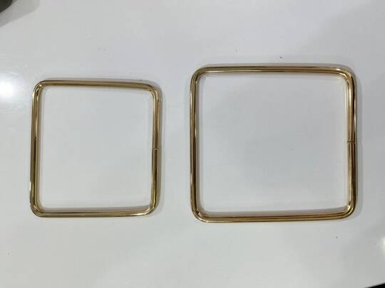 Metal kare model çanta sapı(asimetrik) - 2