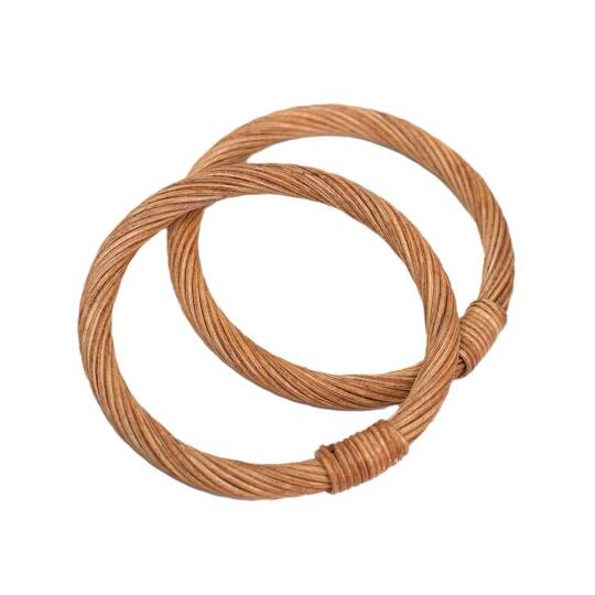 Rattan Bambu Çanta Sapı O Model 12,5CM