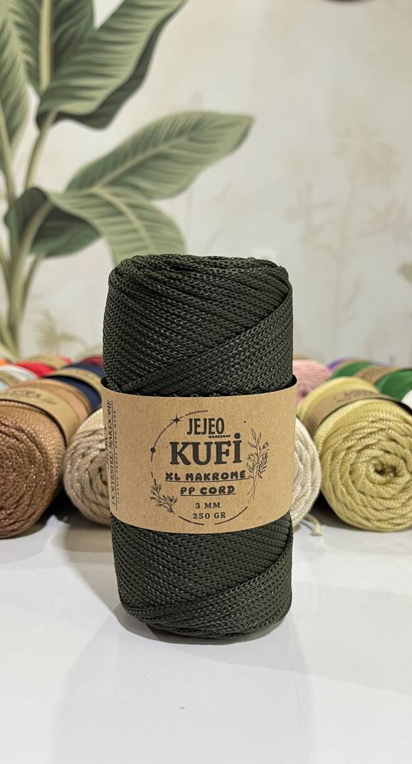 XL Pp Makrome Koyu yeşil - 1